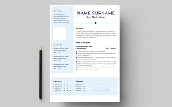 Download Minimalist Resume Template Design - Resume template Collection